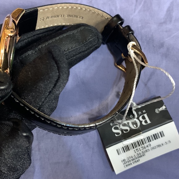 Hugo BOSS Essential Ultra Slim, Quartz Stainless Steel, Leather Strap Watch New - Picture 5 of 5